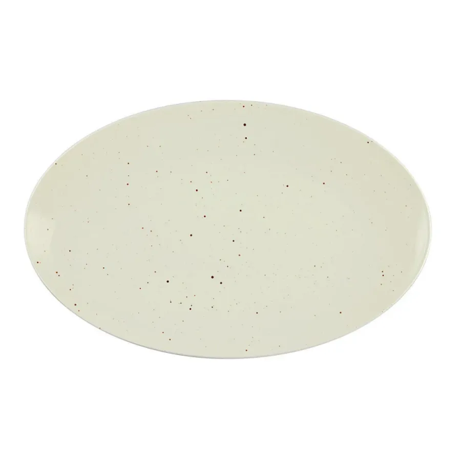 obrazek 1 Piękny płaski owalny porcelanowy talerz 40x25,5 cm z Niemiec - Seltmann Weiden