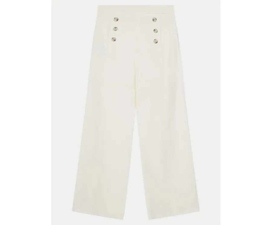 obrazek 1 Mayoral Spodnie materiałowe 6534 Écru Relaxed Fit