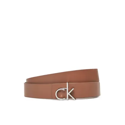 Zdjęcie Calvin Klein Pasek Damski Ck Logo Reversible Belt 3.0 K60K613074 Brązowy