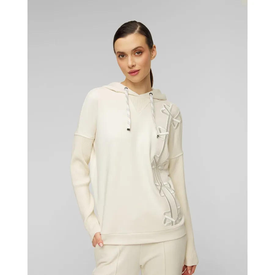obrazek 1 Kremowa Bluza Z Kapturem Damska Bogner Queeny BOGNER
