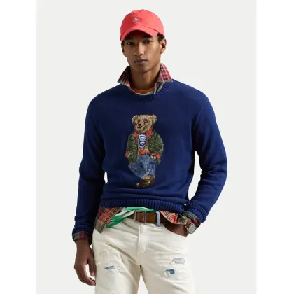 Zdjęcie Polo Ralph Lauren Sweter 710955762001 Granatowy Regular Fit