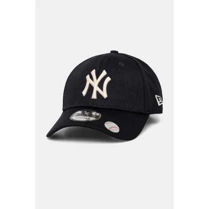 Zdjęcie New Era czapka z daszkiem PIVOT KNIT 9FORTY® NEW YORK YANKEES kolor granatowy z aplikacją 60565461