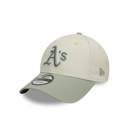Zdjęcie New Era Czapka z daszkiem Oakland Athletics World Series Patch 9FORTY 60595244 Beżowy