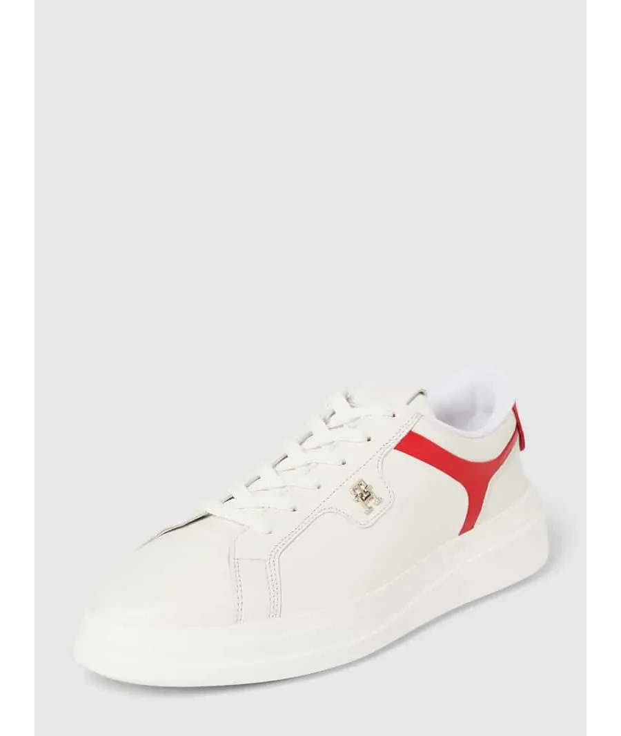 obrazek 1 Sneakersy skórzane w stylu Colour Blocking model ‘POINTY’
