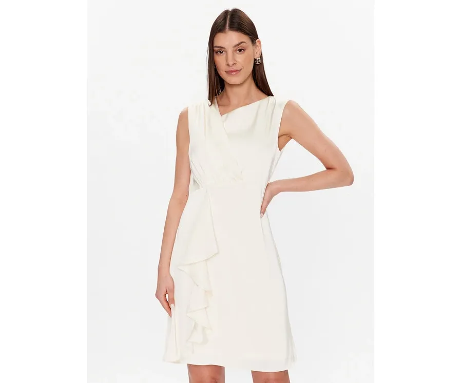 obrazek 1 DKNY Sukienka koktajlowa DD2K2383 Écru Regular Fit