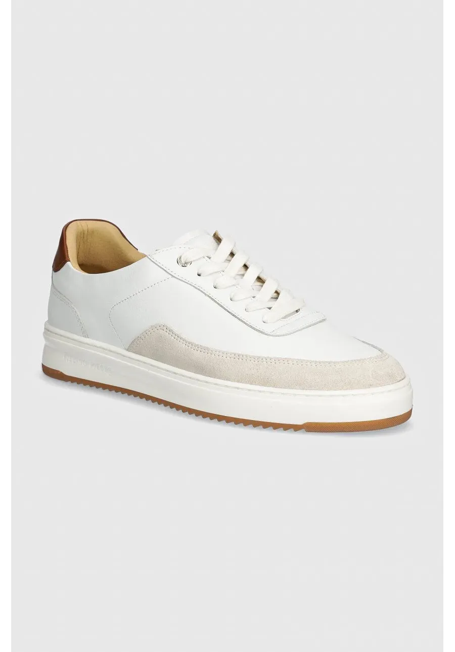 obrazek 1 Filling Pieces sneakersy skórzane Mondo Squash Tag kolor biały 56425651901