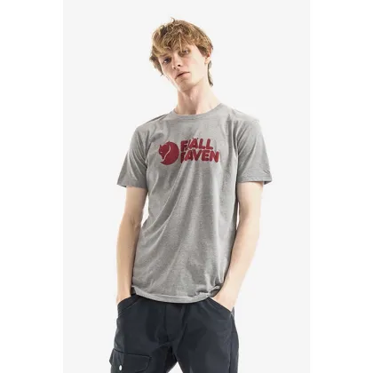 Zdjęcie Fjallraven t-shirt Fjällräven Logo kolor szary z nadrukiem F87310.051-51