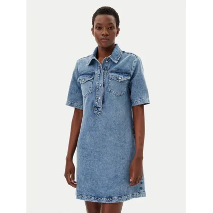 Zdjęcie Liu Jo Sukienka jeansowa UA5191 D4990 Niebieski Regular Fit