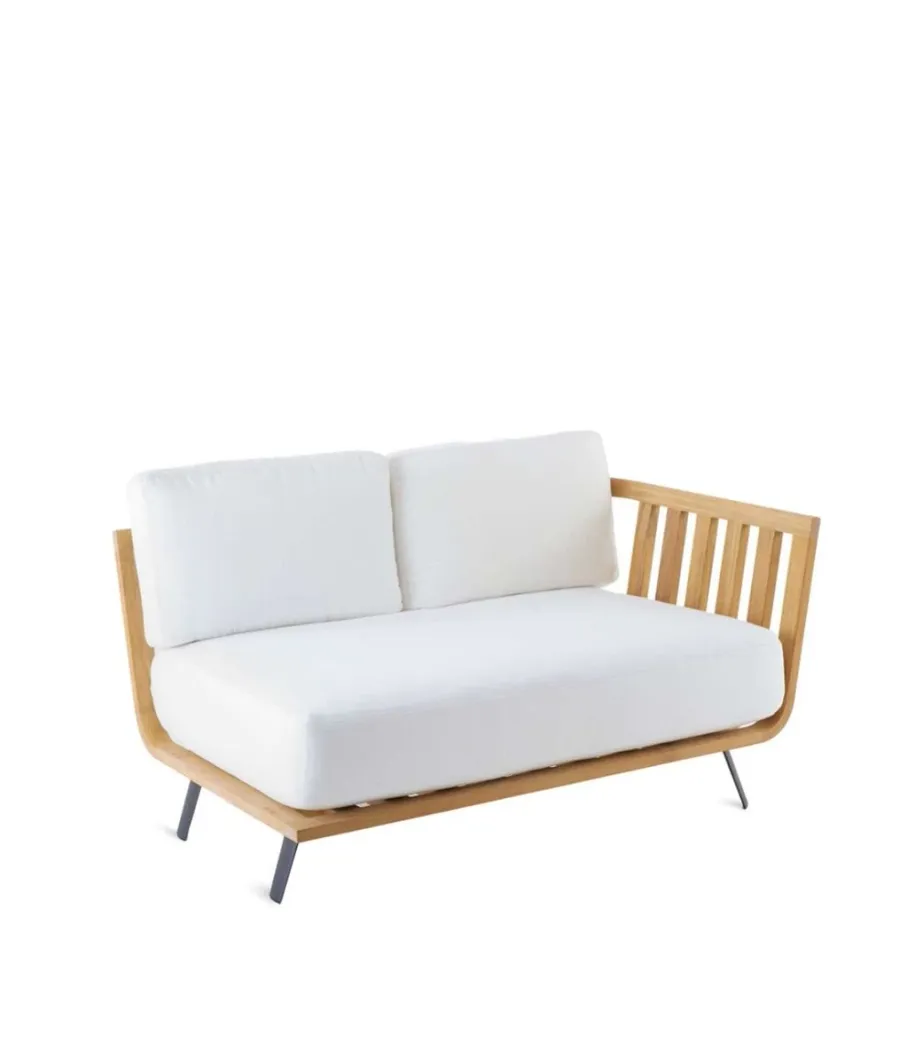 obrazek 1 Piękna sofa – moduł lewy Welcome wykonany z drewna tekowego
