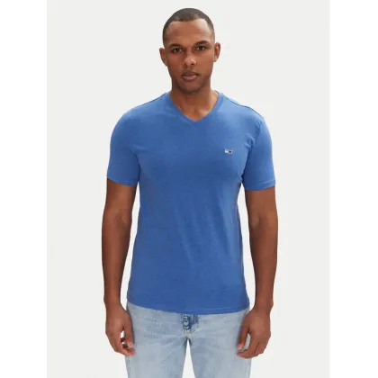 Zdjęcie Tommy Jeans T-Shirt Jaspe DM0DM20364 Niebieski Slim Fit