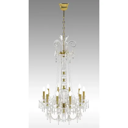 Zdjęcie Ekskluzywny żyrandol wykonany ze szkła