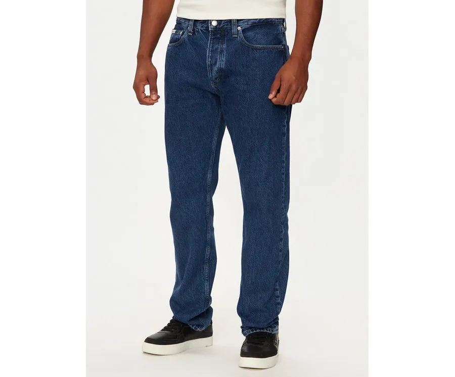 obrazek 1 Calvin Klein Jeans Jeansy J30J325967 Granatowy Straight Fit