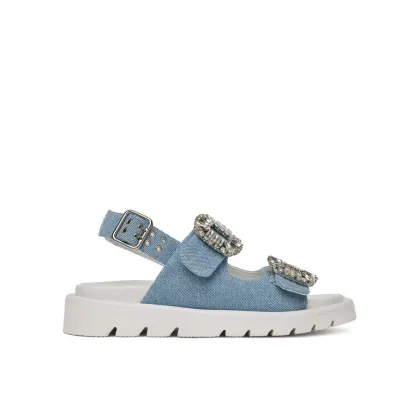 Zdjęcie Eva Minge Sandały SNOWDROP-I75-563 Niebieski