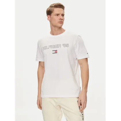 Zdjęcie Tommy Hilfiger T-Shirt 85' MW0MW34427 Biały Regular Fit