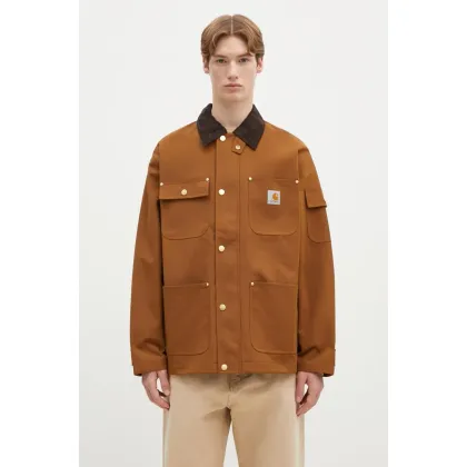Zdjęcie Carhartt WIP kurtka Clapton Jacket męska kolor brązowy przejściowa I034424.00SXX
