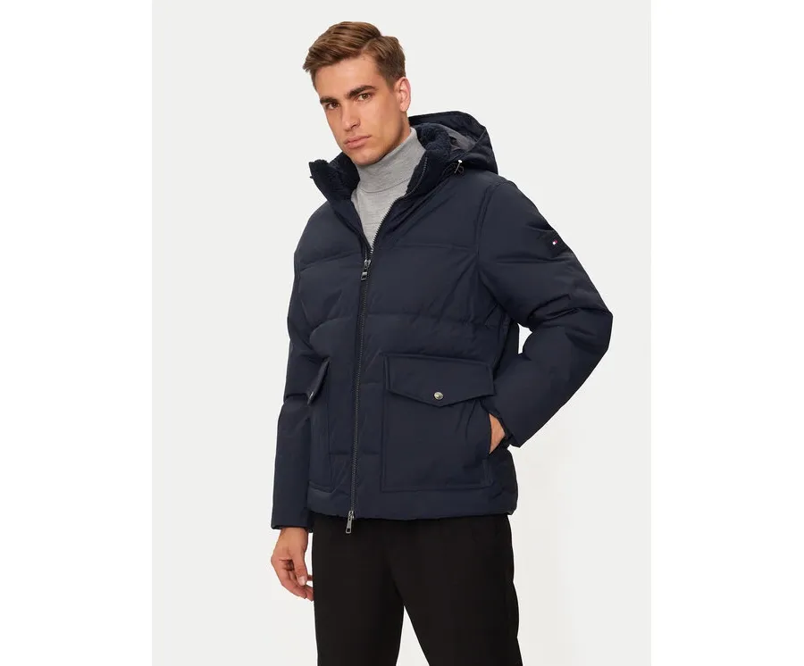 obrazek 1 Tommy Hilfiger Kurtka zimowa Rockie MW0MW37125 Granatowy Regular Fit