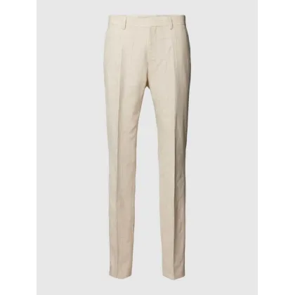 Zdjęcie Spodnie do garnituru o kroju slim fit w kant model ‘Lenon’