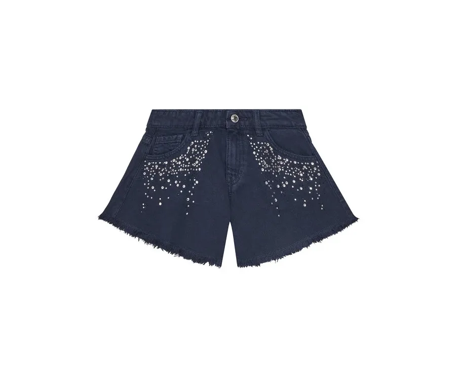 obrazek 1 Guess Szorty jeansowe J5RD16 WH1T0 Granatowy Relaxed Fit