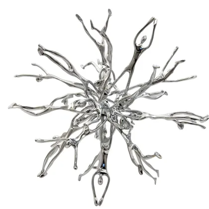 Picture DANile – Contemporary brass table sculpture for home decor