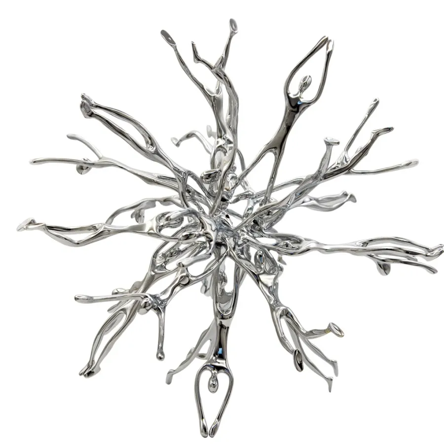 obrazek 1 MNISZEK – Współczesna mosiężna rzeźba stołowa do wystroju domu