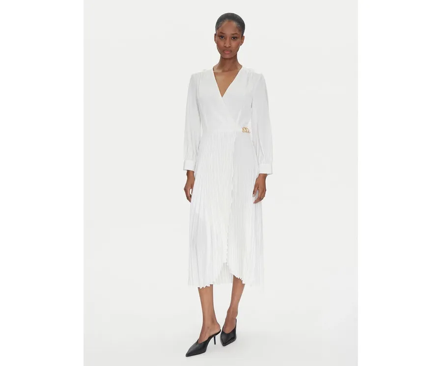 obrazek 1 TWINSET Sukienka koktajlowa 251TP2420 Écru Loose Fit