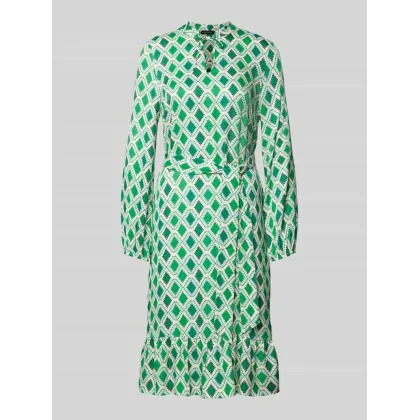 Zdjęcie Sukienka midi z nadrukiem na całej powierzchni