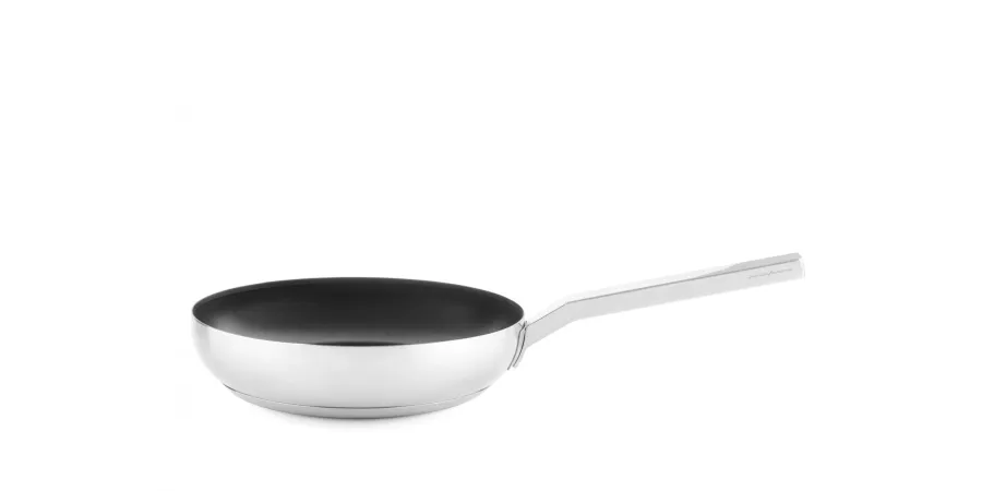 obrazek 2 Włoska stylowa patelnia o średnicy 24 cm wykonana ze stali nierdzewnej
