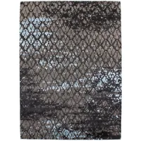Picture Wonderful blue-gray exclusive 3D carpet - SENSES VEIL 7070