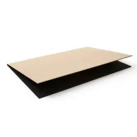 Picture Practical foldable Gemini desk pad made of bonded leather