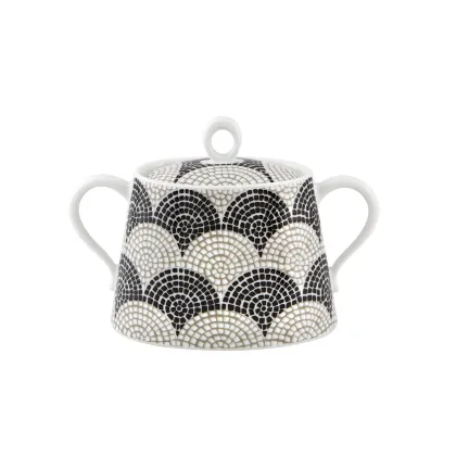Zdjęcie Stylowa cukiernica wykonana z porcelany z motywem mozaiki - Vista Alegre