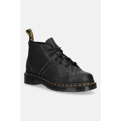 Zdjęcie Dr. Martens półbuty skórzane Church Monkey Boot kolor czarny DM41089001