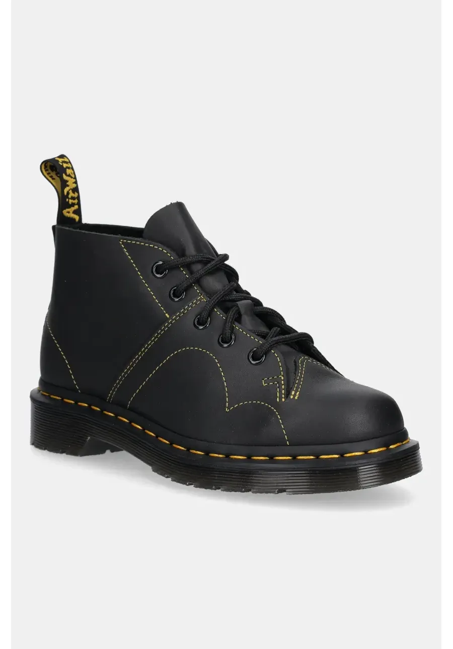 obrazek 1 Dr. Martens półbuty skórzane Church Monkey Boot kolor czarny DM41089001