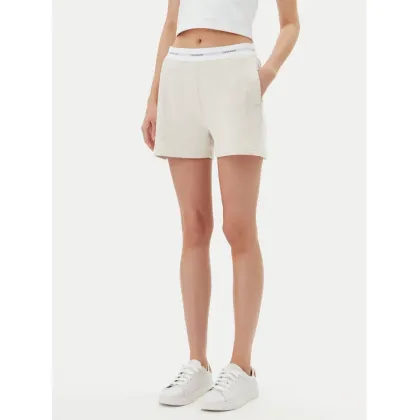 Zdjęcie Calvin Klein Underwear Szorty sportowe 000QS7275E Beżowy Regular Fit