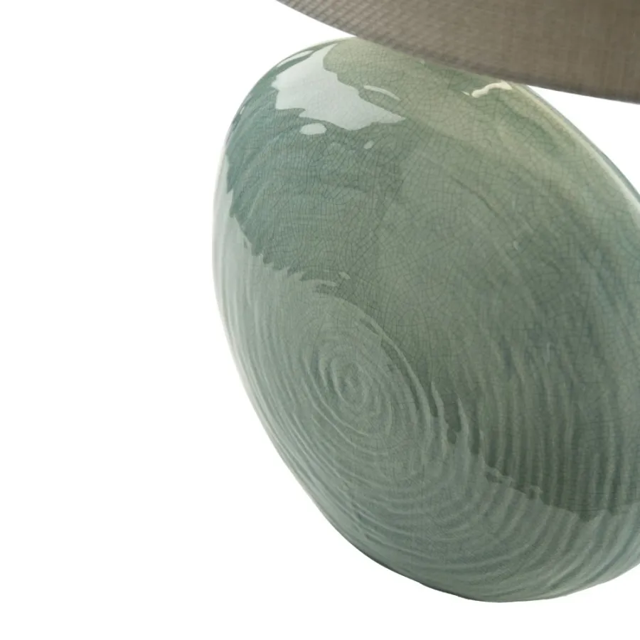 obrazek 4 Mała lampa z glazurowanej ceramiki H.19xL.19xP.9 cm