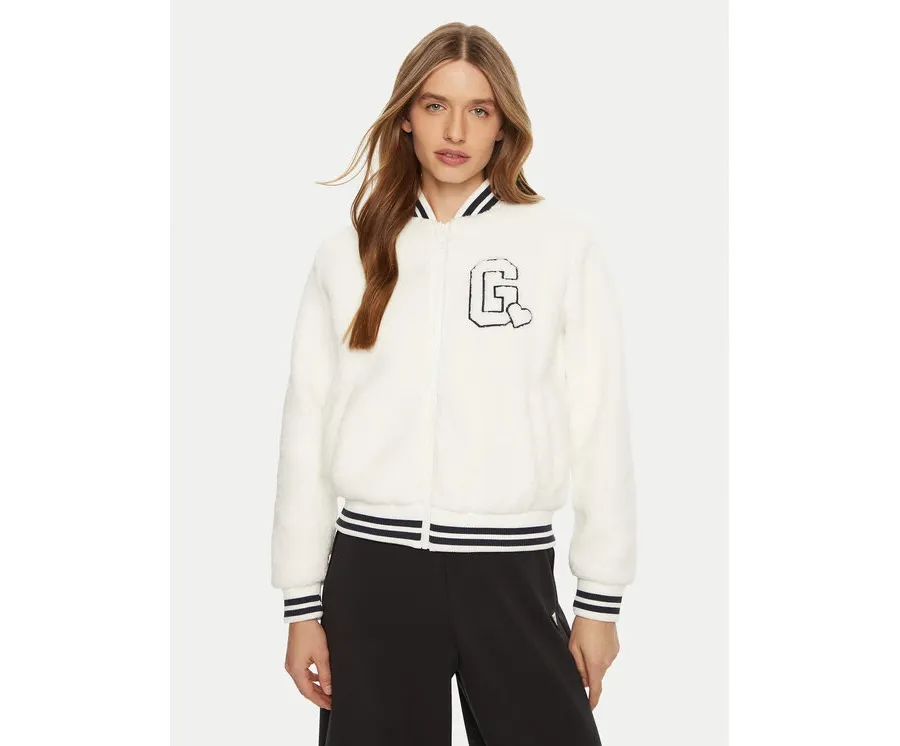 obrazek 1 Guess Kurtka bomber V5RL06 KCPC2 Biały Regular Fit