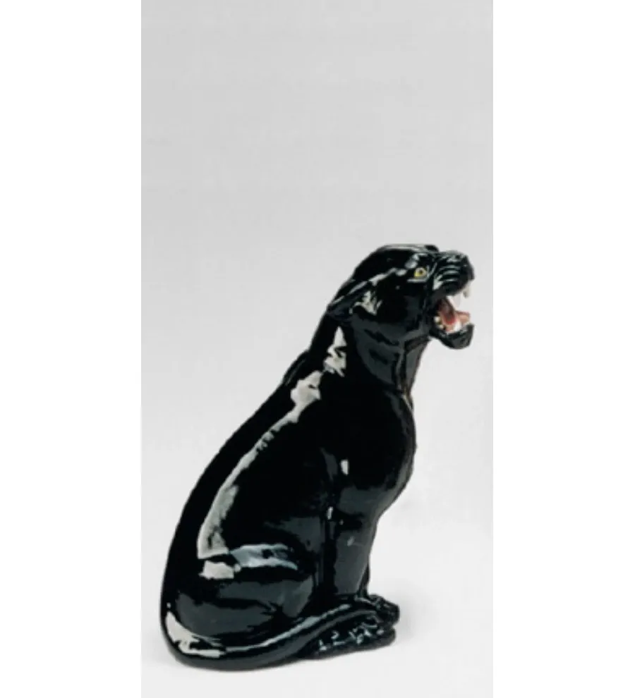 obrazek 1 Cudowna ceramiczna figurka czarnej pantery - Il Gattopardo