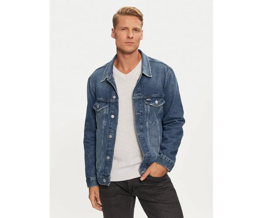 obrazek 1 Tommy Jeans Koszula jeansowa Ryan DM0DM20495 Niebieski Regular Fit