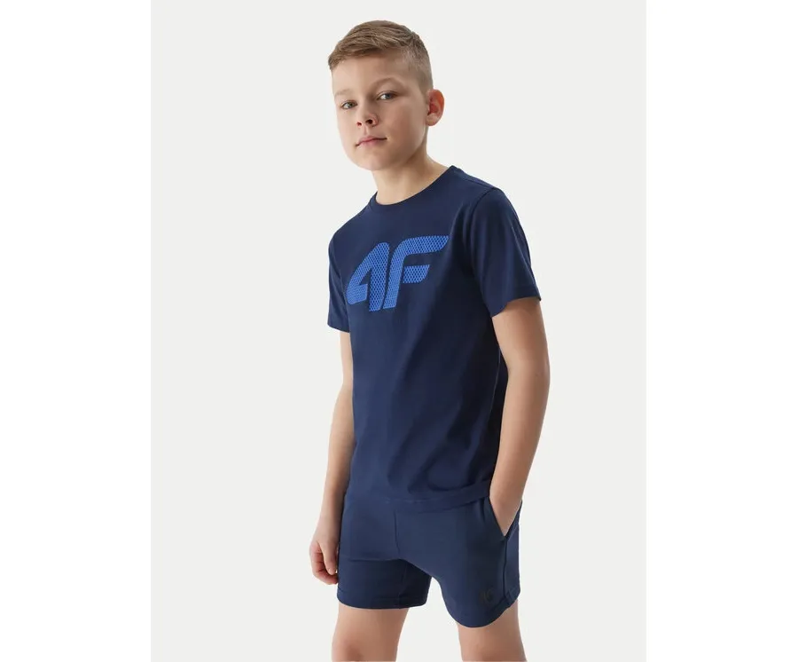obrazek 1 4F Szorty sportowe 4FJWSS24TSHOM272 Granatowy Regular Fit