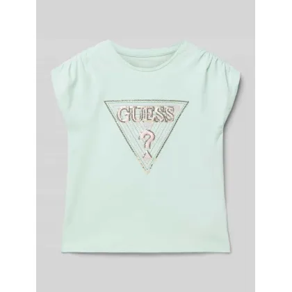 Zdjęcie T-shirt z cekinowym obszyciem model ‘BATWING’