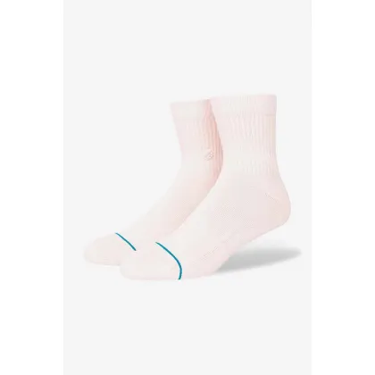 Zdjęcie Stance skarpetki Icon Quarter kolor różowy A356A21IQT-WHT