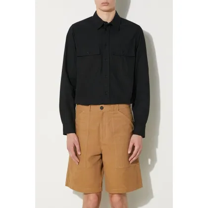 Zdjęcie A.P.C. szorty bawełniane kolor brązowy COGBJ.H10179-CARAMEL