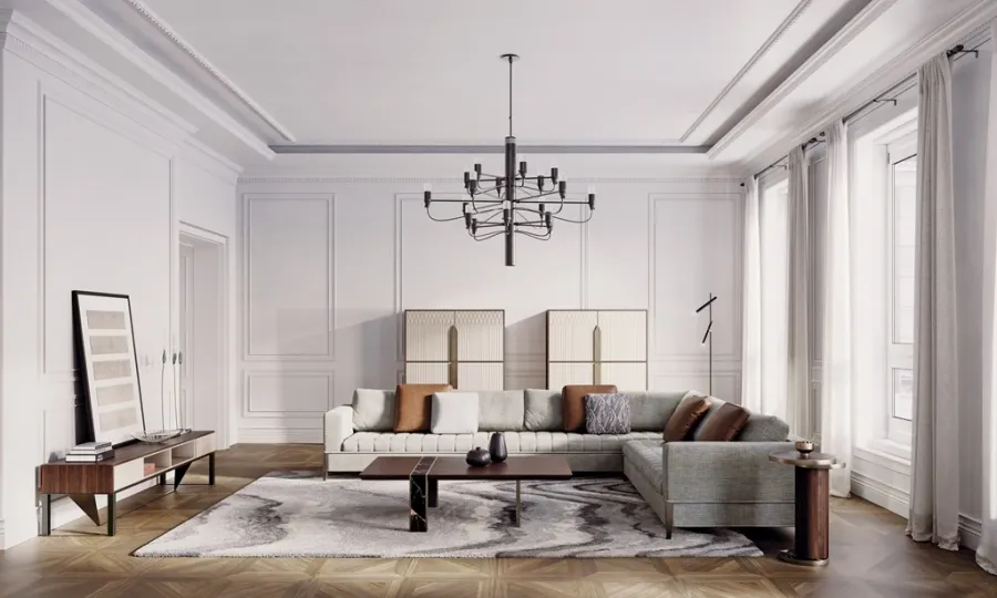 obrazek 5 Wspaniała włoska sofa narożna do salonu