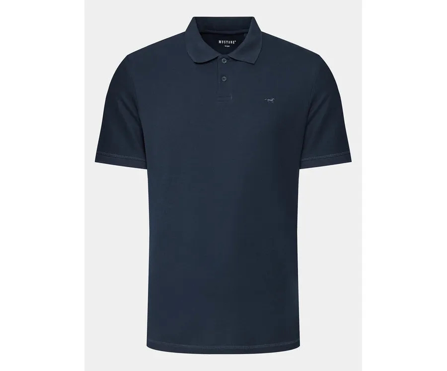 obrazek 1 Mustang Polo Palco 1014694 Granatowy Regular Fit