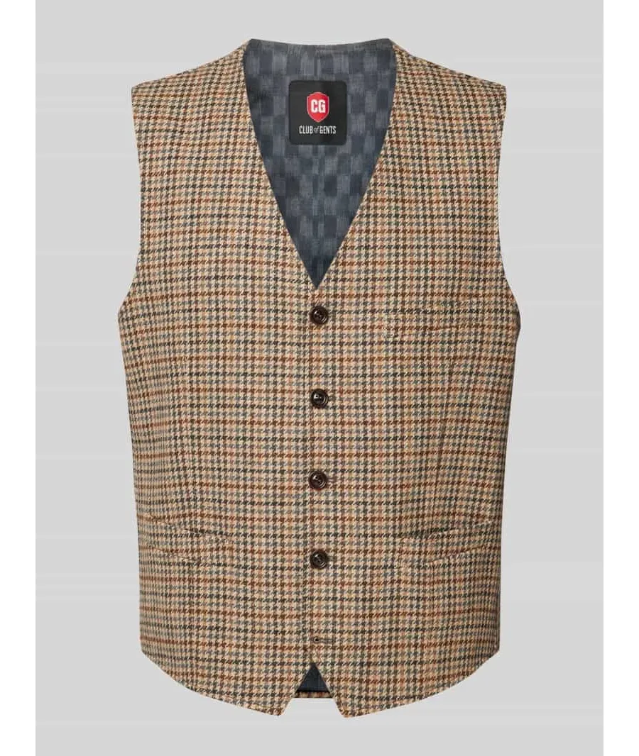 obrazek 1 Kamizelka o kroju slim fit z mieszanki wełny