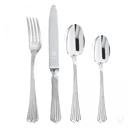 Zdjęcie 24-elementowy zdobiony zestaw sztućców w skrzynce - Zaramella Argenti