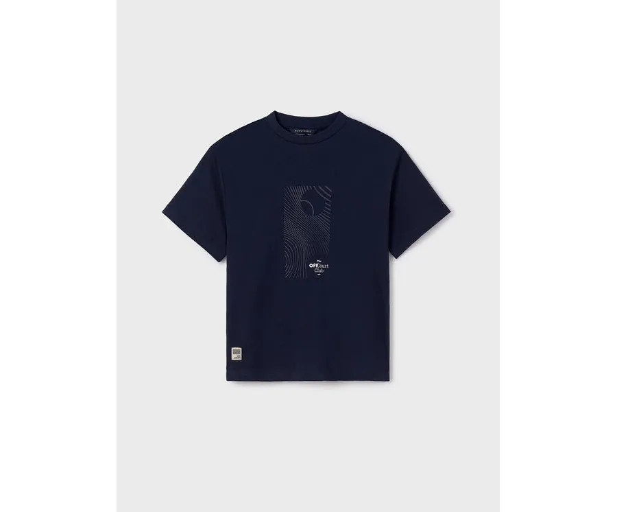 obrazek 1 Mayoral T-Shirt 6032 Granatowy Regular Fit
