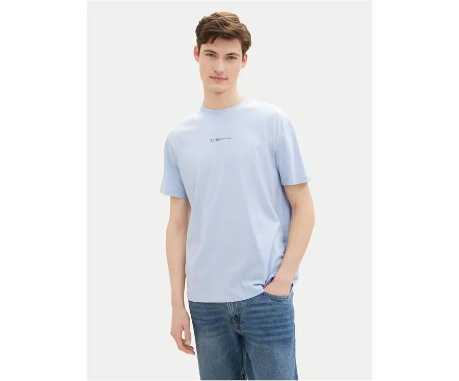obrazek 1 Tom Tailor Denim T-Shirt 1040880 Błękitny Relaxed Fit