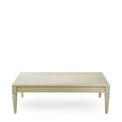 Zdjęcie Prostokątny stolik kawowy z eleganckimi nogami H.44xL.140xP.80 cm