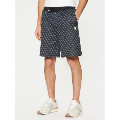 Zdjęcie Guess Szorty materiałowe Z4YD03 FL04Q Czarny Regular Fit