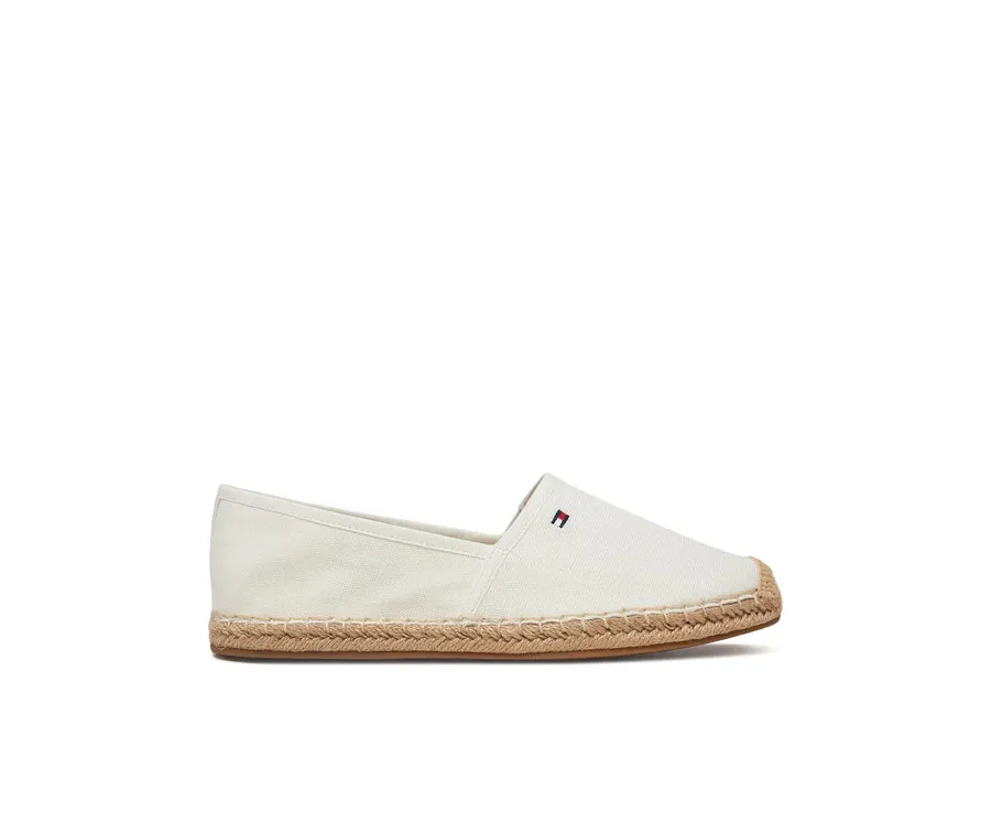obrazek 1 Tommy Hilfiger Espadryle Flag Canvas Espadrille FW0FW08541 Écru